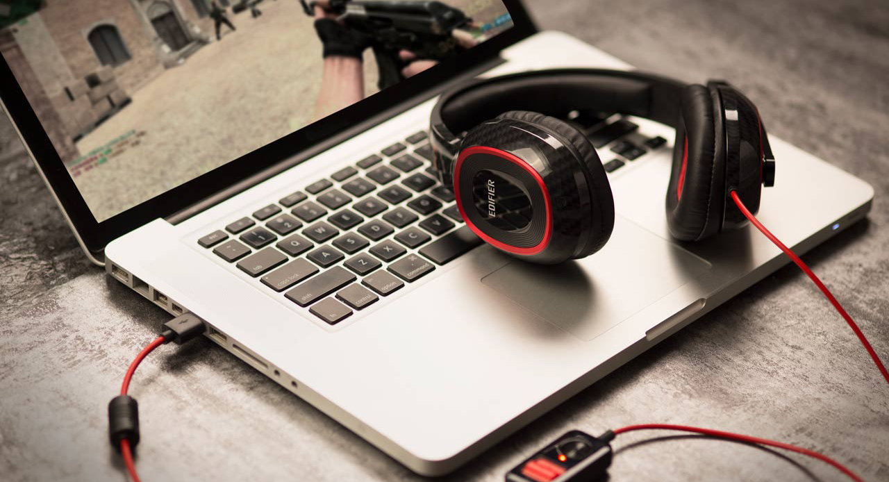 Геймърски слушалки Edifier G20 Professional Gaming Headset with Boom Microphone Virtual Surround Sound Inline Mute and Volume Controls USB