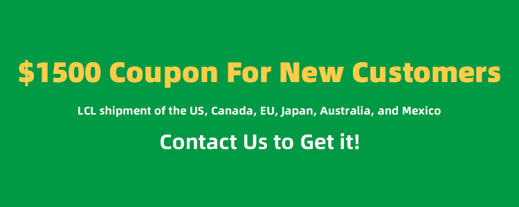 new customer coupon for lcl shipment